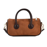 Classic Barrel Clutch Purse Crossbody Shoulder Bag for Women