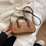 Classic Barrel Clutch Purse Crossbody Shoulder Bag for Women