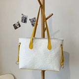 Women Bag Korea Japan Large Capacity Shoulder Bag Female PU Underarm Tote Handba