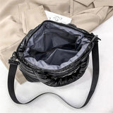 Nylon Women's Winter Shoulder Bag Large Capacity Travel Crossbody Tote