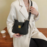 Soft Leather Bucket Bag Woman Crossbody Satchel Shoulder Tote Casual Female Bag