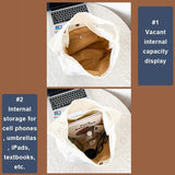 Casual Canvas Shoulder Bag Women Girls School Large Capacity Handba