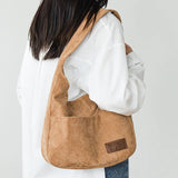 Casual Canvas Shoulder Bag Women Girls School Large Capacity Handba