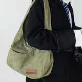 Casual Canvas Shoulder Bag Women Girls School Large Capacity Handba