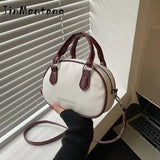 Circular Small Handbags Women's Shoulder Bag