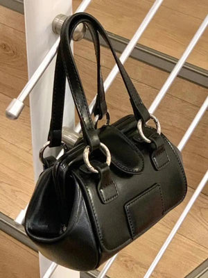 Vintage Small Handbags for Women Hasp Ladies Pu Leather Shoulder Crossbody Bags