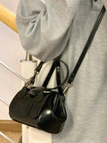 Vintage Small Handbags for Women Hasp Ladies Pu Leather Shoulder Crossbody Bags