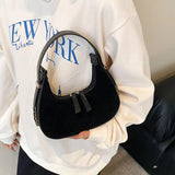 Small Leather Shoulder Side Bags Handbag and Purse for Winter