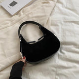 Small Leather Shoulder Side Bags Handbag and Purse for Winter