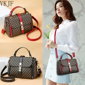 Square Bag with Letter Printing & Cover Lock