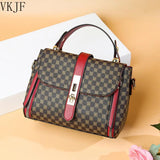 Square Bag with Letter Printing & Cover Lock