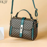 Square Bag with Letter Printing & Cover Lock