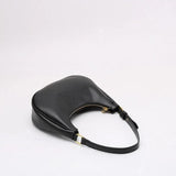 Half Moon PU Leather Tote Bag Women's Underarm Shoulder Solid Handbag