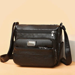 Soft Leather Shoulder Bag Women Handbag Crossbody Messenger Bag