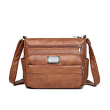 Soft Leather Shoulder Bag Women Handbag Crossbody Messenger Bag