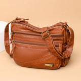 Soft Leather Women Shoulder Bag Crossbody Handbag Messenger Bag
