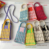 Knitting Shoulder Bag Crochet Purse Crossbody Tote Clutch