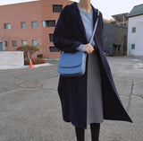 Cream Small Square Bag Messenger Retro College