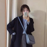 Cream Small Square Bag Messenger Retro College