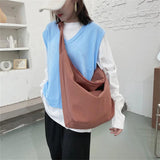 Canvas Totes Bags for Women Casual Lady Hobos Handbags