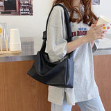 Soft Leather Pillow Bag with Knot Detail