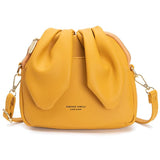 Mini Rabbit Ear Bucket Bag Single Shoulder Handbag for Girls