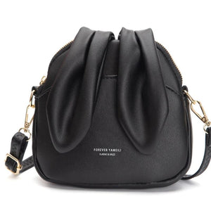 Mini Rabbit Ear Bucket Bag Single Shoulder Handbag for Girls