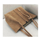 Soft Leather Women Bag 2PCS Handbags Set Female Shoulder Bags