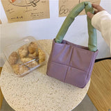 Women's Soft PU Leather Tote Bag - Small Hobos Handbag