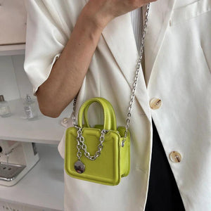 Chain PU Leather Shoulder Bags for Women Handbags and Purse