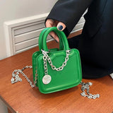 Chain PU Leather Shoulder Bags for Women Handbags and Purse