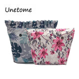Mini Floral Border Lining Print Inner Zipper Pocket For O bag