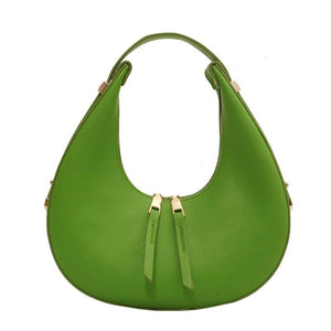 Autumn Candy Color Underarm Handbag for Girls