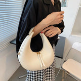 Autumn Candy Color Underarm Handbag for Girls