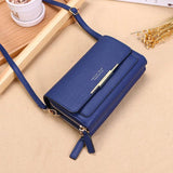 Mini Handbags Women Wild PU Leather Shoulder Strap Messenger Bag Purse Style