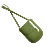 Spring PVC Handbags Women Shoulder Strap Bag For Female Glossy Hasp Phone Bag