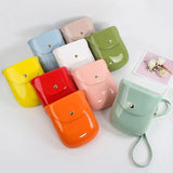 Spring PVC Handbags Women Shoulder Strap Bag For Female Glossy Hasp Phone Bag