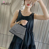 Small Tote Bag PU Leather Women Purses Handbag Chain Shoulder Bag