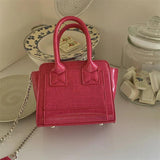 Crocodile Pattern Shoulder Bag Vintage Handbag Mini Purse