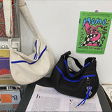 Canvas Crossbody Bag Large Satchel Messenger Handbag