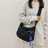 Canvas Crossbody Bag Large Satchel Messenger Handbag