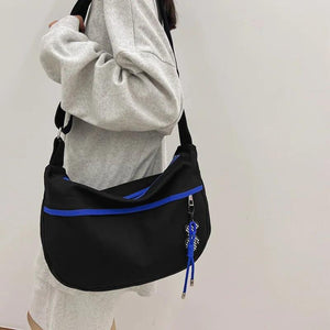 Canvas Crossbody Bag Large Satchel Messenger Handbag