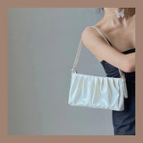 Small Fresh Soft Leather Bag One-Shoulder Underarm Bag