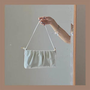 Small Fresh Soft Leather Bag One-Shoulder Underarm Bag