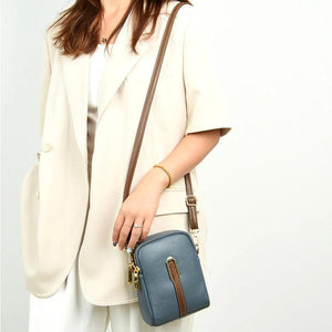 Women's Mini Leather Crossbody Bag Phone Pouch Casual Shoulder Purse