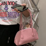 Solid Women Shoulder Bags Tote PU Leather Flap Top-Handle Bag