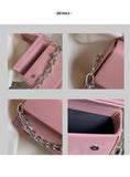 Women Small Square Shoulder Crossbody Bag Chain Handbags