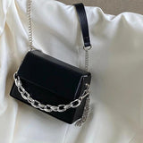 Women Small Square Shoulder Crossbody Bag Chain Handbags