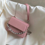 Women Small Square Shoulder Crossbody Bag Chain Handbags