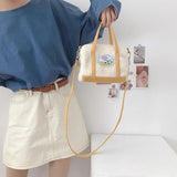Plush Mini Messenger Bag Retro Style Diagonal Shoulder Bag
